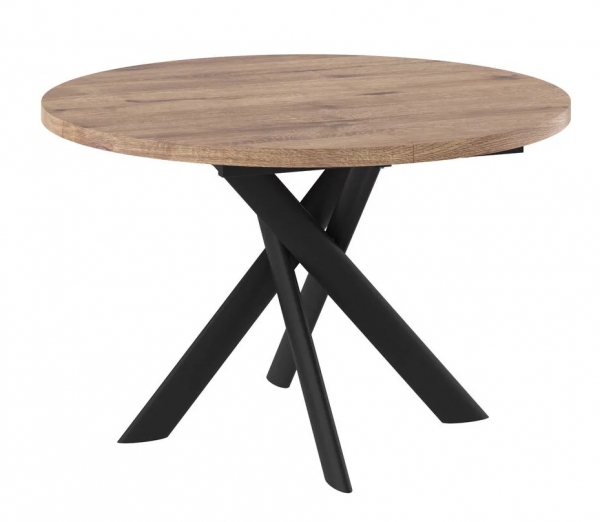 Стол RONALDO-120 Дуб велингтон/черный