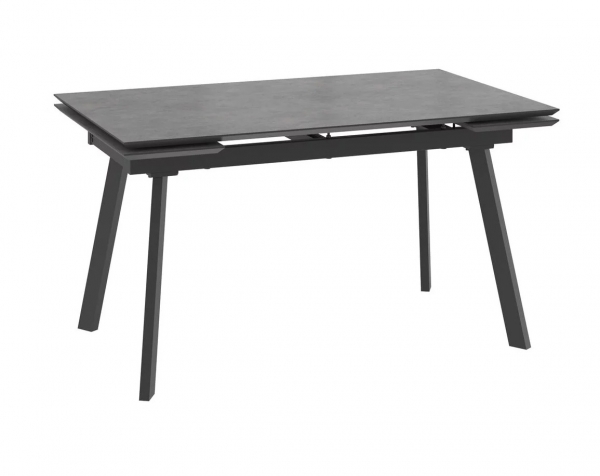 Стол ALTEZA FOUR-140 камень антрацит-Compact cer/черный