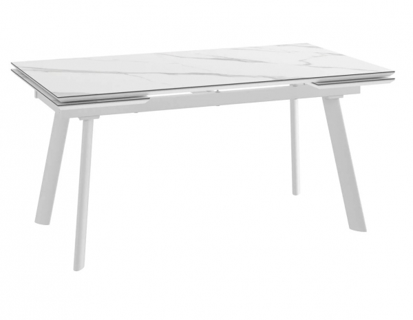 Стол MILANA FOUR-160 calakatta st cer/белый