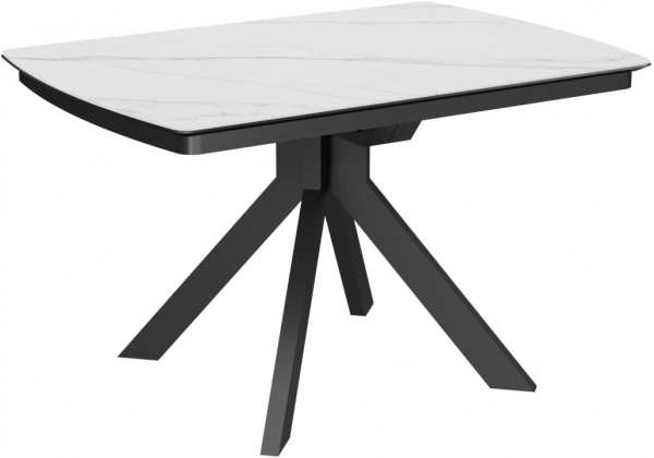 Стол Атланта-3C/Q керамика White Marble (белый мрамор)