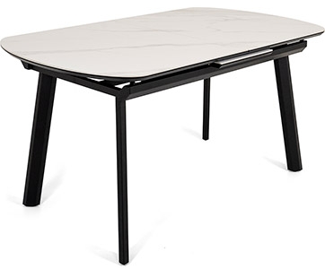 Стол Шамони-3C керамика White Marble (белый мрамор)