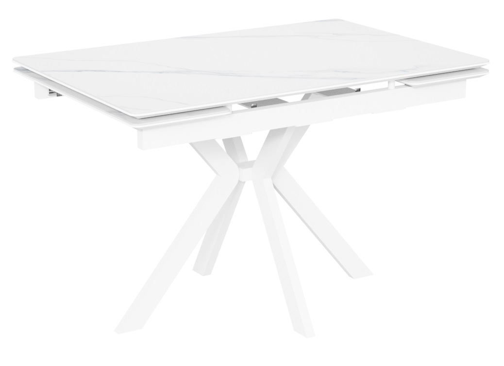 Стол Сумо-2C керамика White Marble (белый мрамор)