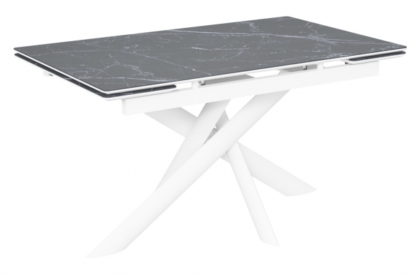 Стол Итали-1C керамика Black Marble (черный мрамор)