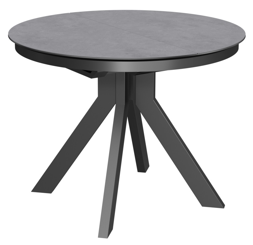 Стол Леон-1С керамика Carbon