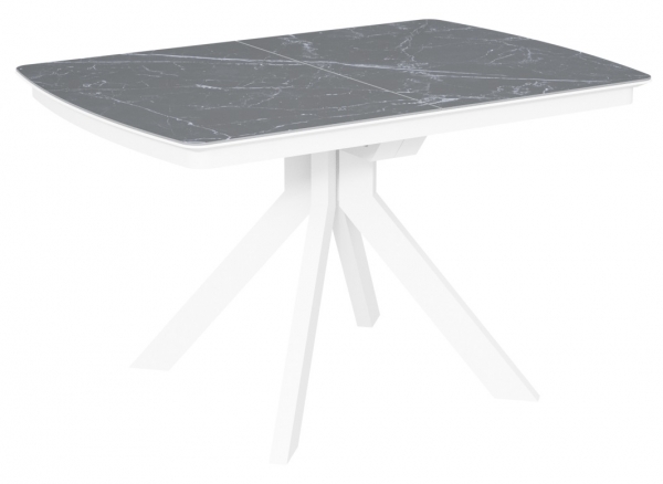 Стол Атланта-3C/Q керамика Black Marble (черный мрамор)