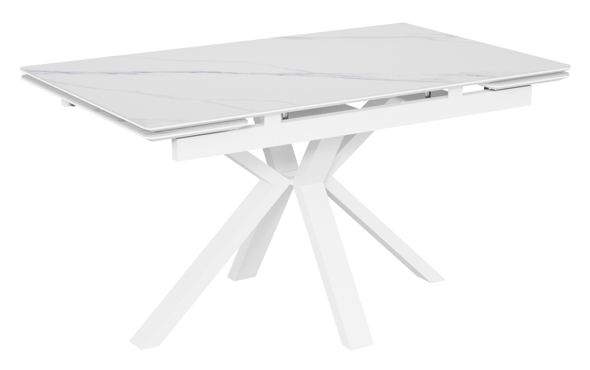 Стол Баден-1C керамика White Marble (белый мрамор)