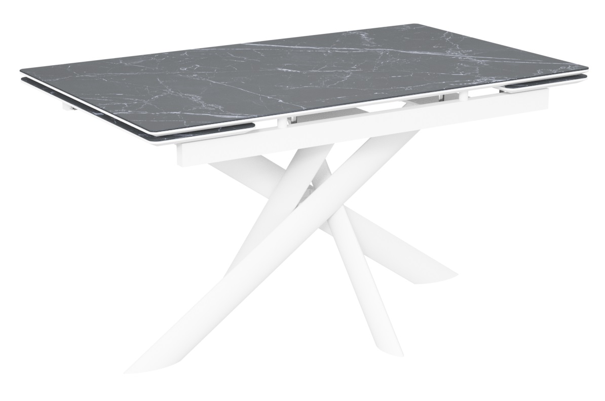 Стол Итали-1C керамика Black Marble (черный мрамор)