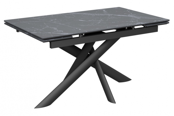 Стол Итали-2C керамика Black Marble (черный мрамор)