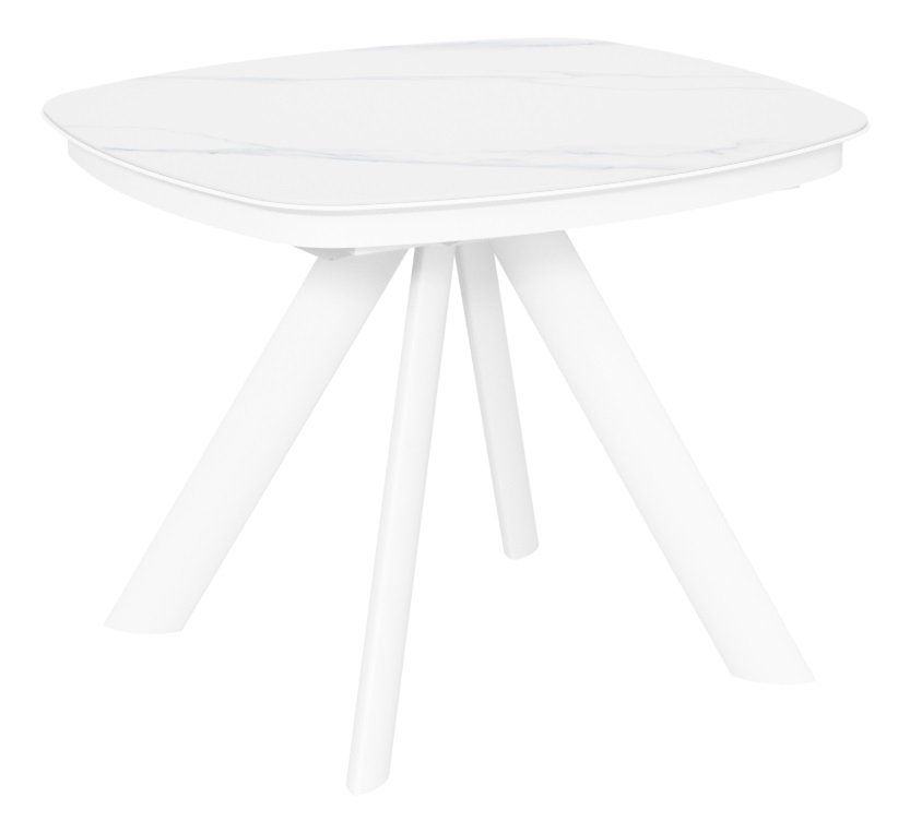 Стол Сохо-1C/E керамика White Marble (белый мрамор)