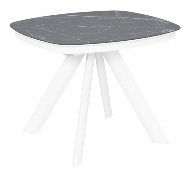Стол Сохо-1C/E керамика Black Marble (черный мрамор)