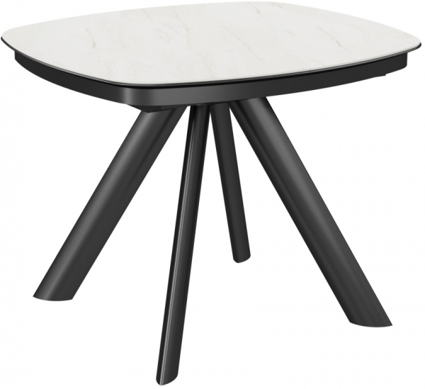 Стол Сохо-2C/E керамика White Marble (белый мрамор)